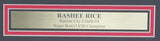 Rashee Rice Signed 16x20 Photo Kansas City Chiefs Framed Beckett 187176