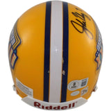 John Elway Signed Denver Broncos Super Bowl XXXIII Mini Helmet Beckett W 55209