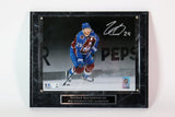 Nathan Mackinnon Autographed 8x10 w/ Plaque and Nameplate FANATICS COA