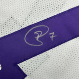 Autographed/Signed Patrick Peterson LSU White College Football Jersey JSA COA