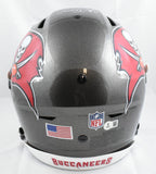 Mike Alstott Signed Buccaneers F/S Speed Flex Helmet SB Champs A Train Beckett W