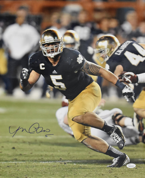 Manti Te'o Signed/Autographed 16x20 Photo Notre Dame JSA 212040