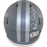 Dallas Cowboys Autographed Slate Mini Helmet Aikman Emmitt Irvin Beckett 50315