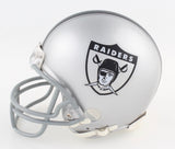Tom Flores Signed Oakland Raiders Mini Helmet Inscribed "HOF 2021" (JSA COA)