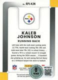 Kaleb Johnson Autographed 2025 Donruss Rookie Patch #RPJ-KJN Card Beckett 56977