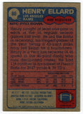 Henry Ellard Signed Rams 1985 Topps Rookie Football Card #80 - (SCHWARTZ COA)