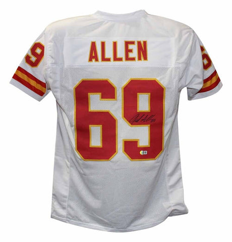 Jared Allen Autographed/Signed Pro Style White Jersey BAS 40096