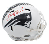 Julian Edelman Signed New England Patriots Speed Full Size STS 3 NFL Helmet