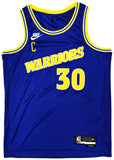WARRIORS STEPHEN CURRY AUTOGRAPHED NIKE SWINGMAN JERSEY SIZE 48 JSA 221492