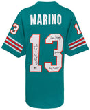 Dan Marino & Sean Young Signed Teal Custom Jersey w/Ray Finkle, Laces Out/SS COA
