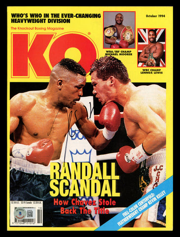 Julio Cesar Chavez Autographed Signed KO Magazine Beckett BAS QR #BK08761