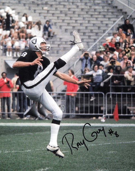 Ray Guy Autographed Signed 8x10 Photo Oakland Raiders SKU #247476