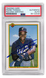 Frank Thomas Signed White Sox 1990 Bowman RC Baseball Card #320 - (PSA Slabbed)