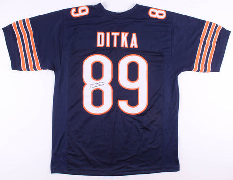 Mike Ditka Signed Chicago Bears Jersey (JSA COA) #89 Tight End / Head Coach/ HOF