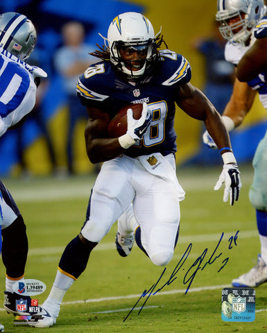 Melvin Gordon Autographed San Diego Chargers 8x10 Photo Beckett 48594