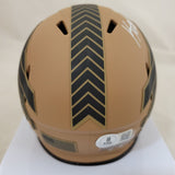 KEON COLEMAN SIGNED AUTOGRAPHED BUFFALO BILLS STS 2 SPEED MINI HELMET BECKETT QR