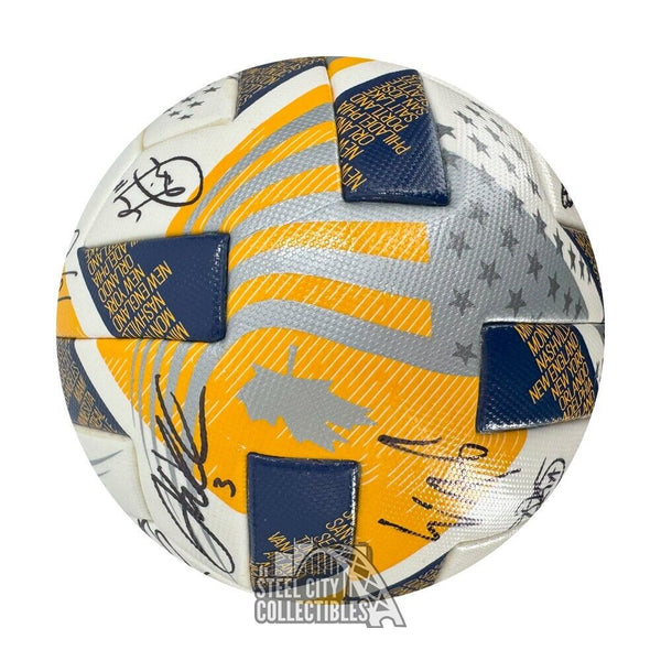 2021 Columbus Crew Auto Match Used Soccer Ball - BAS/Fanatics LOA (27 Sigs)