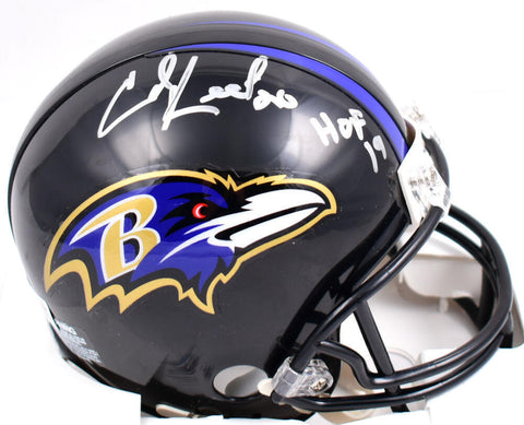 Ed Reed Autographed Baltimore Ravens Mini Helmet w/HOF - Beckett W Hologram