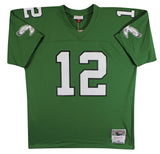 Eagles Randall Cunningham Signed Green Mitchell & Ness Jersey BAS Witnessed