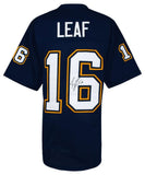 Ryan Leaf Signed Chargers Jersey (Schwartz) San Diego's 1998 #2 Overall Draft Pk