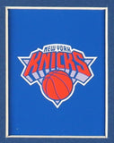 Walt Frazier Signed 35"x43" Framed New York Knicks Jersey (Beckett) 2xNBA Champ