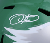 Jalen Hurts Autographed Eagles Throwback Full Size Speed Helmet Fanatics