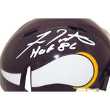 Fran Tarkenton Signed Minnesota Vikings TB Mini Helmet Beckett 44020