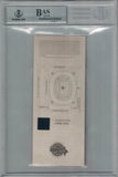 Emmitt Smith Signed Dallas Cowboys Super Bowl XXVIII Ticket Stub BAS Slab 28464