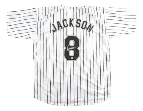 Bo Jackson Chicago Signed White Baseball Jersey BAS