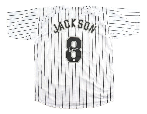 Bo Jackson Chicago Signed White Baseball Jersey BAS