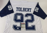 Tony Tolbert "3x SB Champs 92, 93, 95" Signed Dallas Cowboys Jersey (JSA COA) DE