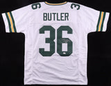 LeRoy Butler Signed Green Bay Packers Jersey (JSA) 1st Ever Lambeau Leap / D.B.