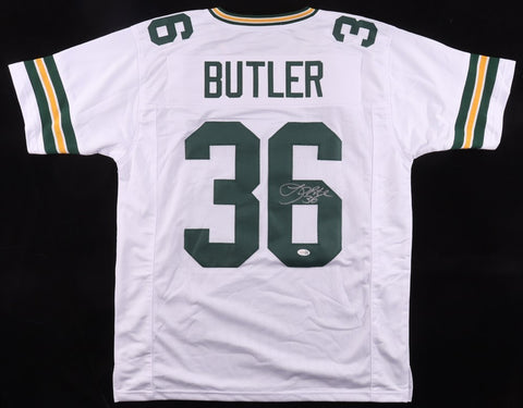LeRoy Butler Signed Green Bay Packers Jersey (JSA) 1st Ever Lambeau Leap / D.B.