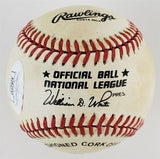 Ron Santo Signed NL William White Baseball (JSA COA) Cubs Hall of Fame 3 Baseman