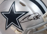 CeeDee Lamb Autographed Dallas Cowboys Speed Mini Helmet - Fanatics *Black