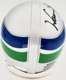 WARREN MOON AUTOGRAPHED SEATTLE SEAHAWKS MINI HELMET "HOF 06" MCS HOLO 112496