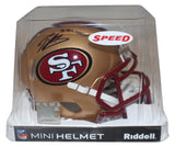 Patrick Willis Signed San Francisco 49ers 96-08 Speed Mini Helmet Beckett 38714