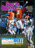 Gary Kubiak & Rich Karlis Signed 1/19/87 Sports Illustrated Magazine BAS 45487