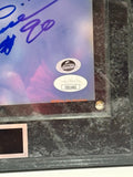 Neil Smith Autographed Super Bowl 8x10 Photo with Plaque Denver Broncos JSA COA