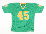 Rudy Ruettiger Signed Notre Dame Fighting Irish Jersey (JSA) An Irish Legend