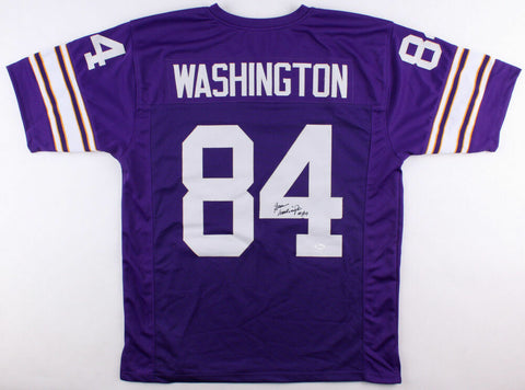 Gene Washington Signed Vikings Jersey (JSA) Minnesota 2xPro Bowl (1969,1970) W.R