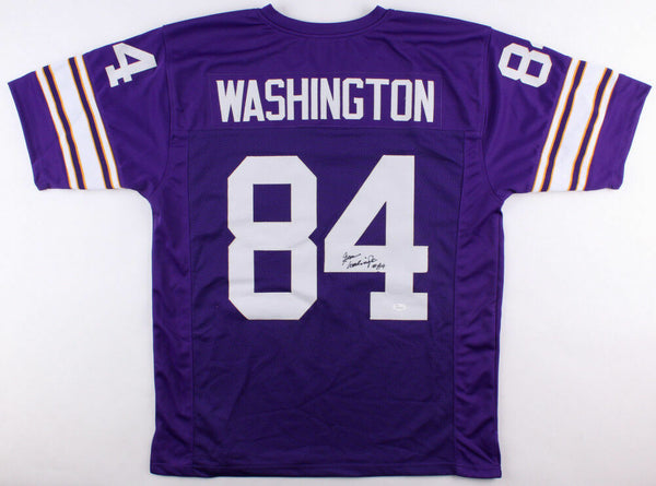 Gene Washington Signed Vikings Jersey (JSA) Minnesota 2xPro Bowl (1969,1970) W.R