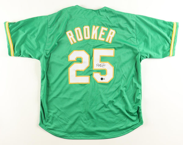 Brent Rooker Signed Sacramento Athletics Jersey (Beckett) A's 2xAll Star OF / DH