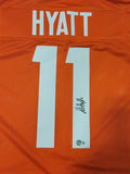 JALIN HYATT AUTOGRAPHED SIGNED COLLEGE STYLE CUSTOM XL JERSEY BECKETT QR