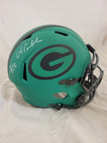 MATTHEW GOLDEN SIGNED GREEN BAY PACKERS F/S RAVE SPEED REP HELMET BECKETT