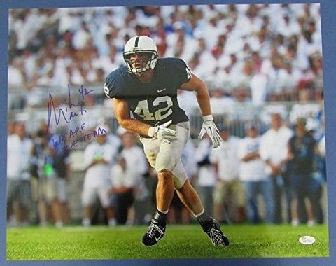Michael Mauti Penn State PSU Autographed/Signed 16x20 Photo JSA BA133270