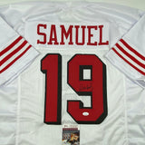 Autographed/Signed Deebo Samuel San Francisco White Alternate Jersey JSA COA
