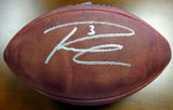 RUSSELL WILSON AUTOGRAPHED SUPER BOWL LEATHER FOOTBALL SEAHAWKS RW HOLO 72352