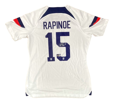 Megan Rapinoe Signed White Nike USA Women's Soccer Jersey BAS ITP
