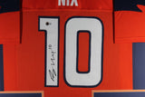 BO NIX (Broncos orange TOWER) Signed Autograph Framed Jersey Beckett